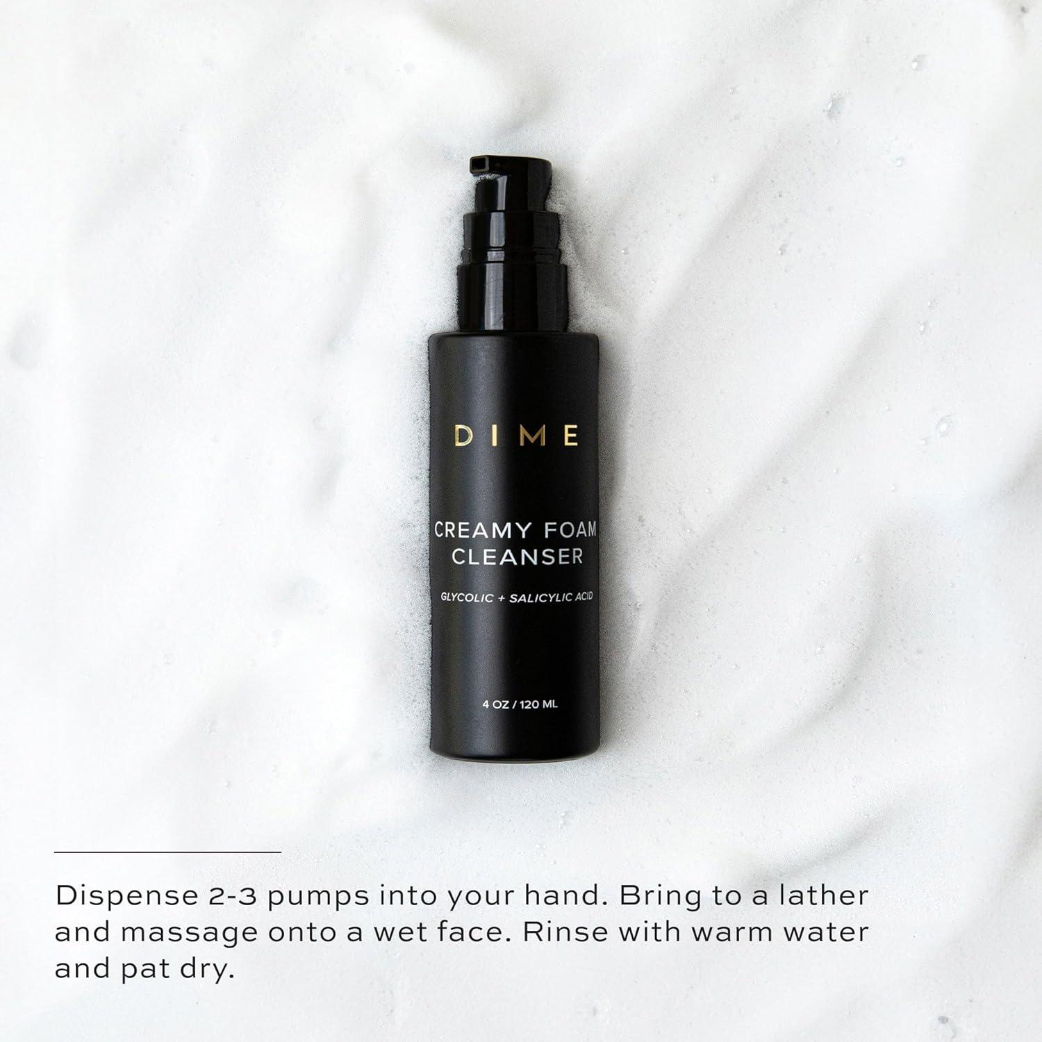imageDIME Beauty Creamy Foam Cleanser Foaming Face Wash Daily Salicylic Acid Facial Cleanser for Oily Skin 4 oz 120 m