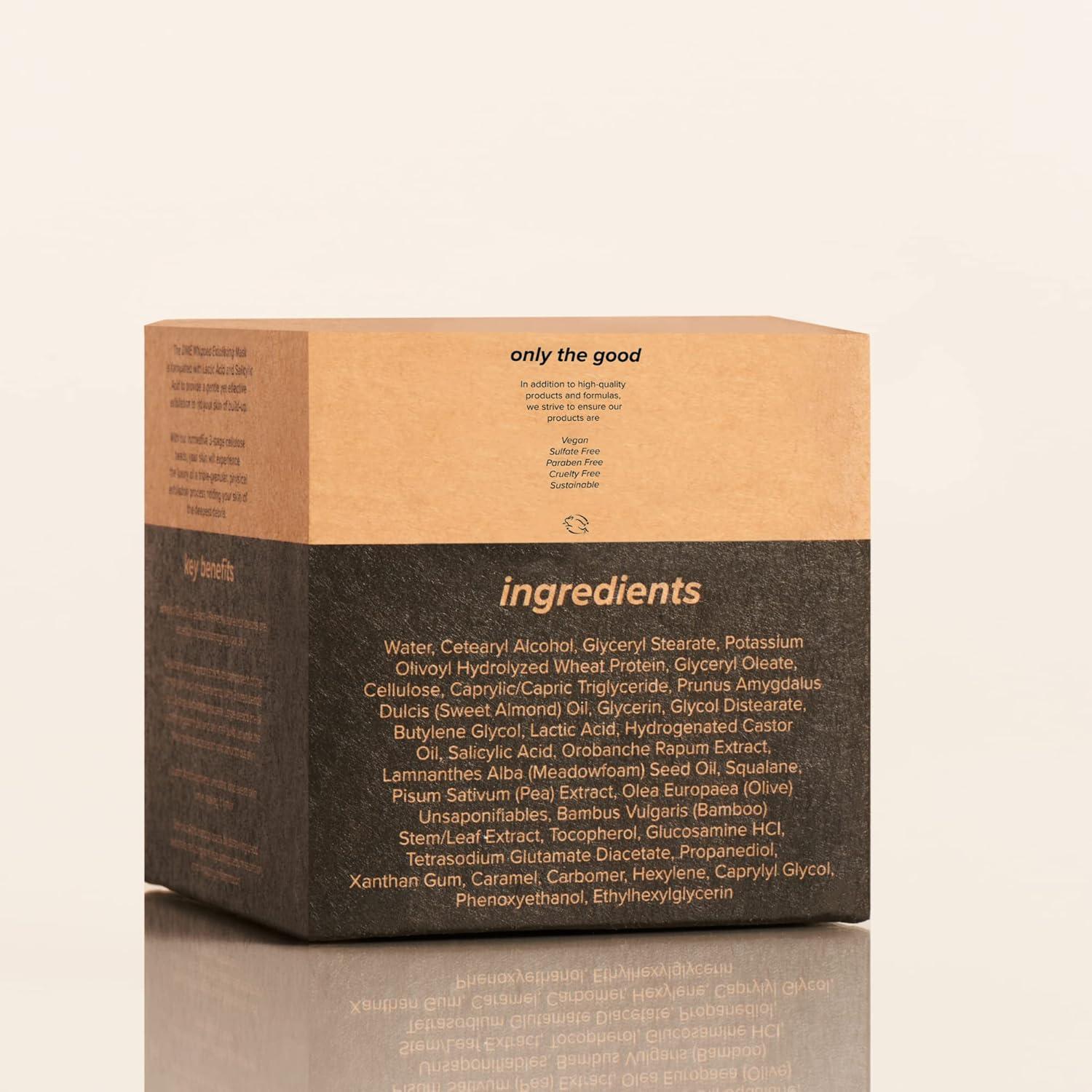 imageDIME Beauty Whipped Exfoliating Mask Face Scrub and Cleanser Lactic Acid and Salicylic Acid Scrub 2 oz 60 ml