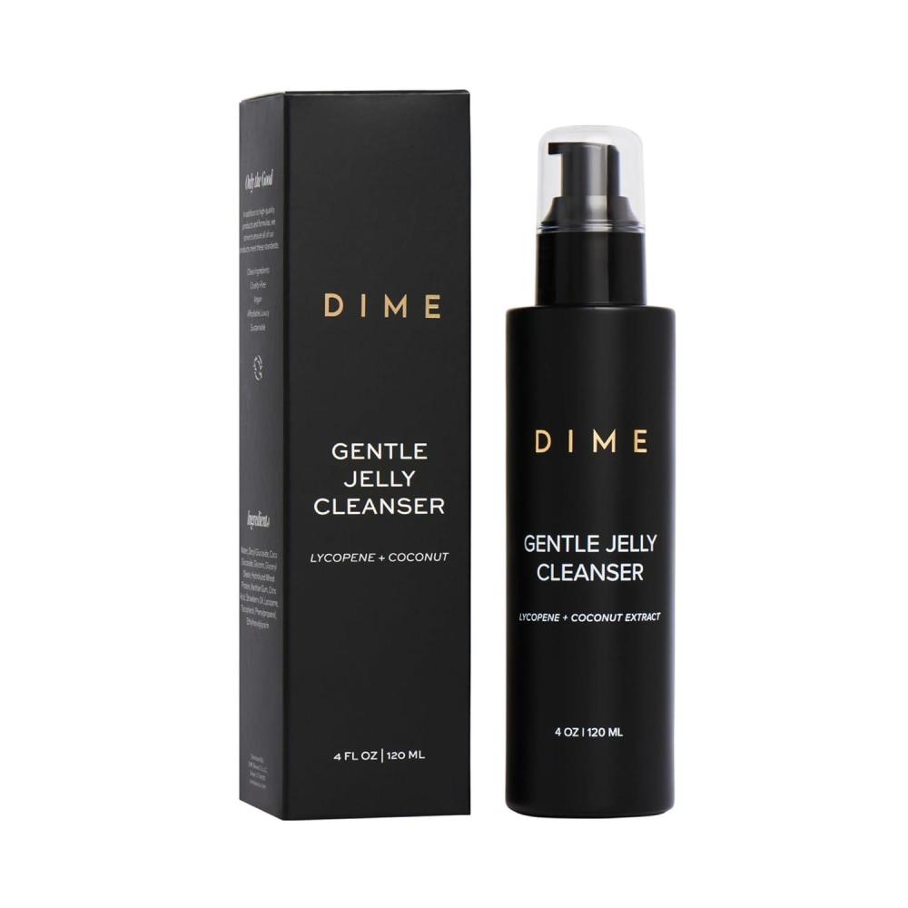 imageDIME Beauty Gentle Jelly Cleanser Hydrating Facial Cleanser and Makeup Remover with Vitamin E Sensitive Skin Face Wash 4 oz 120 ml4 Ounce Pack of 1