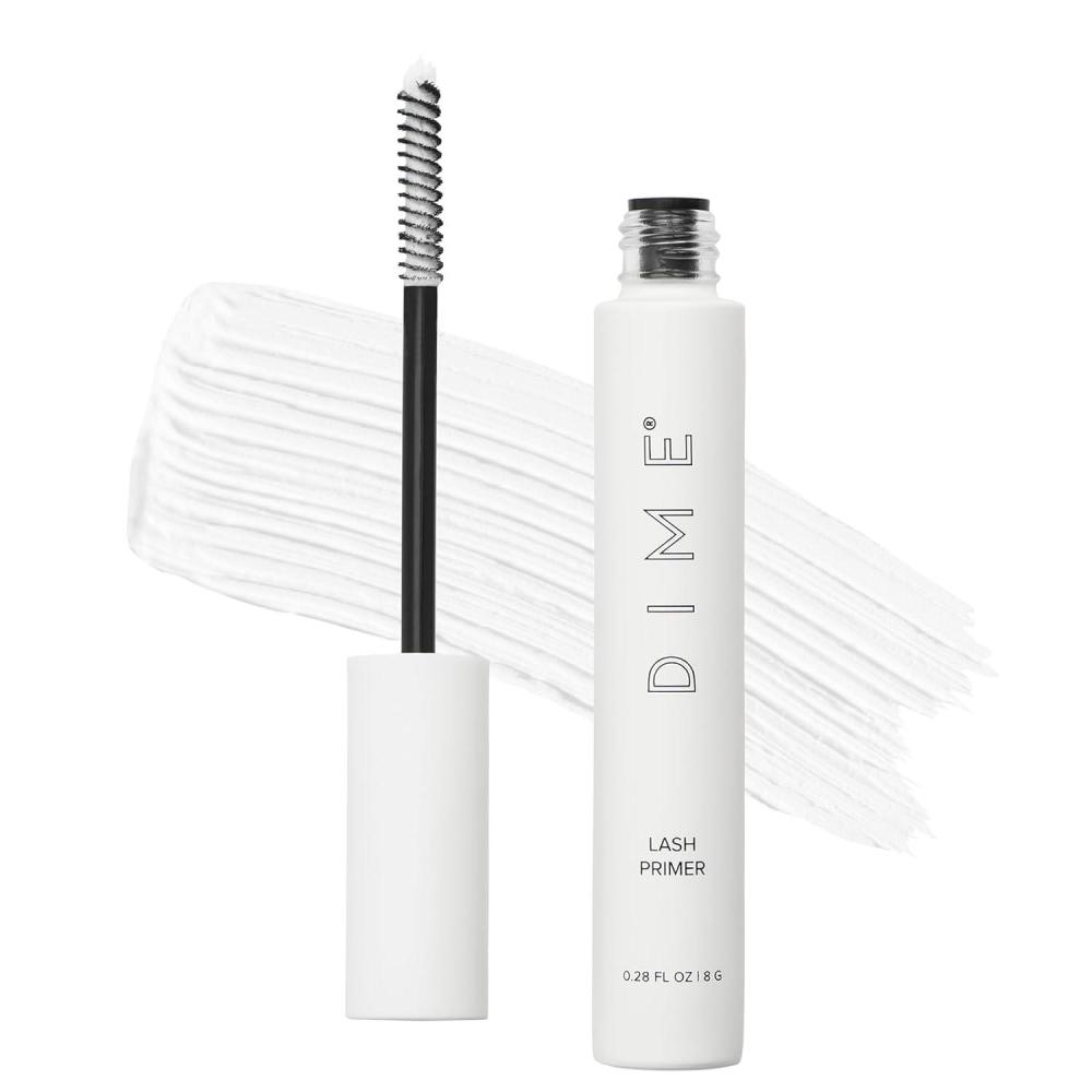 imageDIME Beauty Lash Primer Eyelash Primer for Added Mascara Volume and Length White Prime and Growth Serum 8 g  028 oz