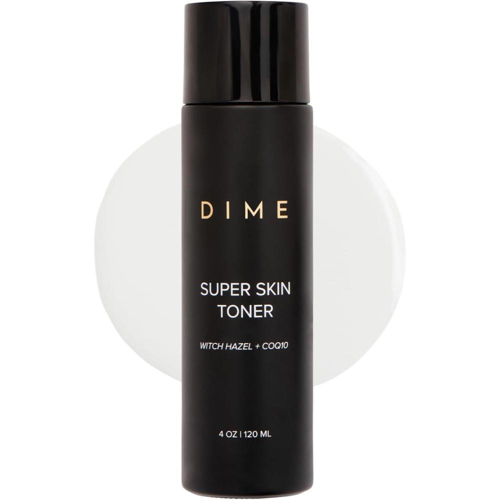 imageDIME Beauty Mini Super Skin Toner AlcoholFree Witch Hazel Toner TravelSize with Cucumber Extract 2 oz 60 ml4 Ounce Pack of 1