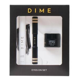 DIME Beauty Eyes On Set ($84 Value) – Includes Luminosity Eye Serum (15mL), Volume Mascara (8G), Boost Duo (3mL)(Set)