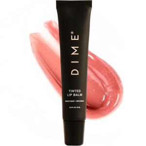 DIME Beauty Tinted Lip Balm (Desert Rose) – Hydrating Tinted Lip Balm and Gloss, Vegan & Cruelty-Free, Anti-Aging Lip Care, .5 oz / 15 ml(Desert Rose)