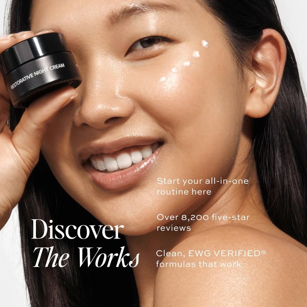 image:imageDIME Beauty The Works Discovery Set 6Piece Clean Skincare Starter Kit with Cleanser Toner Hyper Glow Serum Hyaluronic Acid Serum amp DayNight Creams Vegan amp CrueltyFreeOff White