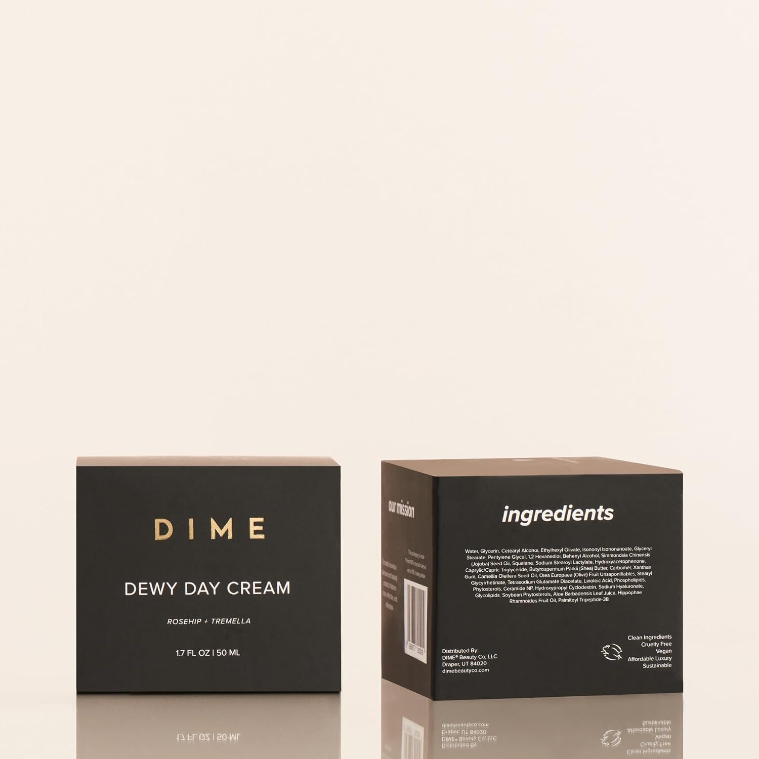image:imageDIME Beauty The Works Discovery Set 6Piece Clean Skincare Starter Kit with Cleanser Toner Hyper Glow Serum Hyaluronic Acid Serum amp DayNight Creams Vegan amp CrueltyFreeOff White