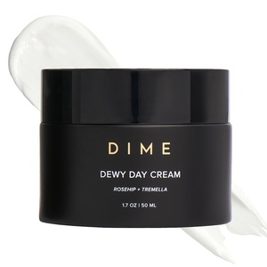 DIME Beauty The Works Discovery Set – 6-Piece Clean Skincare Starter Kit with Cleanser, Toner, Hyper Glow Serum, Hyaluronic Acid Serum & Day/Night Creams, Vegan & Cruelty-Free(Off White)