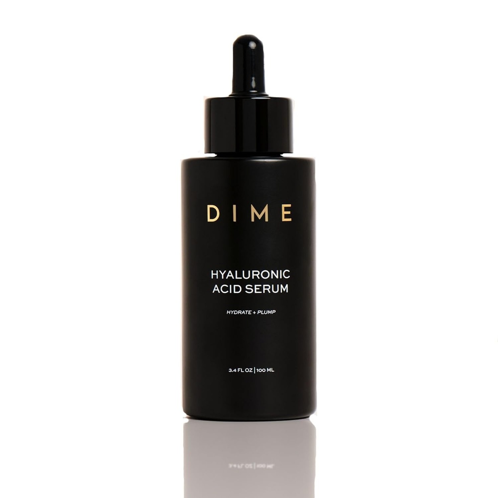 image:imageDIME Beauty Hyaluronic Acid Serum Ultra Hydrating AntiAging Face Serum for Dry Skin Plumping and Smoothing Fine Lines Lightweight Vegan CrueltyFree Facial Serum 34 oz 100 ml34 Ounce Pack of 1